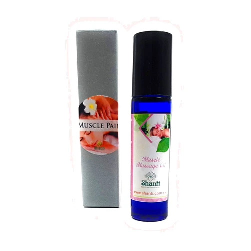 Shanti Aromaterapia Roll On Muscle Pain Essential oils Blend For Therapies Muscular Pain With Essential Oils With Analgesic Properties