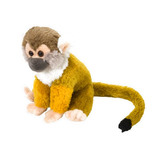 Wild Republic Squirrel Monkey Plush, Stuffed Animal, Plush Toy, Gifts for Kids, Cuddlekins 8 Inches