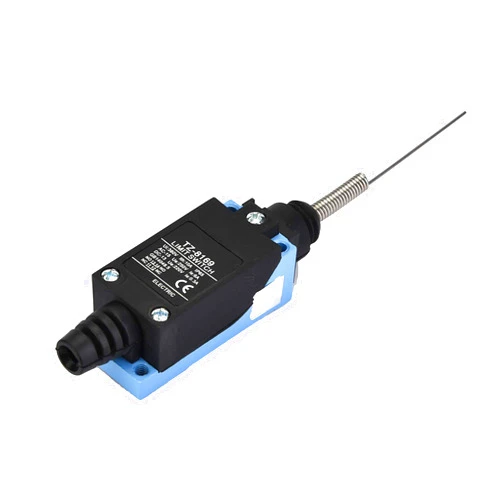 YWBL-WH Coil Spring Rod Momentary Limit Switch Auto Reset Waterproof Micro Switch 1NO 1NC(BM-8169)