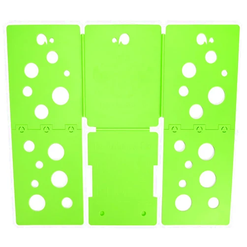 BoxLegend V5 Shirt Folding Board T-Shirt Folder Clothes Folder Laundry Organizer Helper for Adult Clothing Durable Plastic Folding Tool, Green