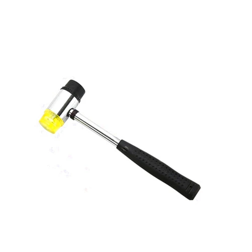 KENGAA Double-Sided Hammer Geological Hammer Multifunctional Rubber Hammer Household Hammer Tile Glue Percussion Hammer Plastic Elastic Floor Tile Rubber Hammer (Color : 35mm)