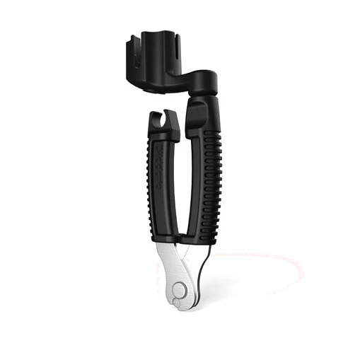 D'Addario Accessories Pro-Winder Guitar String Winder, Cutter, Bridge Pin Puller - All in One Guitar Tool - Black