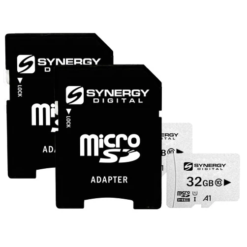 Synergy Digital 32GB, UHS-I MicroSDHC Memory Cards, Compatible with Snap Instant Digital Camera - Class 10, U1, 100MB/s, 300 Series - Pack of 2