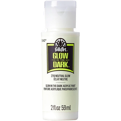 FolkArt Acrylic Dark Paint, Neutral Glow