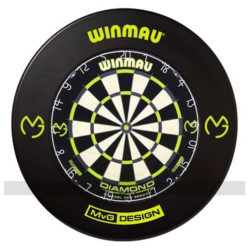 Winmau MvG Edition Diamond Dartboard with MvG Surround