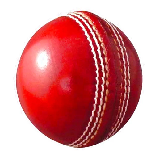 AnNafi® Red Cricket Ball | Red Color Leather Cricket Balls for Practice A Grade Handstitched | Senior Official Hard & Seasoned |No Stamp for Indoor and Outdoor Practice & Training Cricket Ball