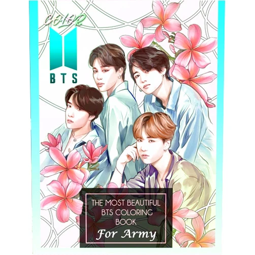 Kpop-Ftw Print Color BTS! The Most Beautiful BTS Coloring Book For ARMY