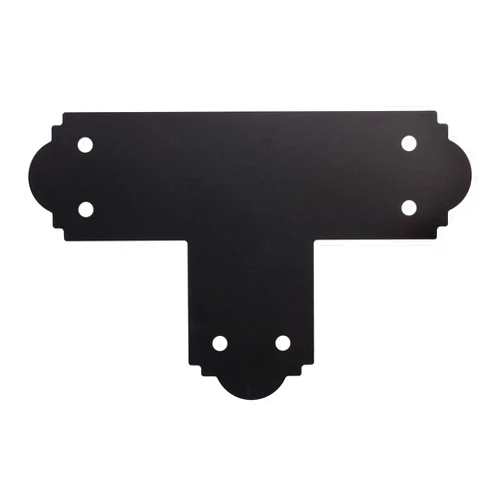 Simpson Strong-Tie Outdoor Accents Mission Collection ZMAX, Black Powder-Coated T Strap for 6x6
