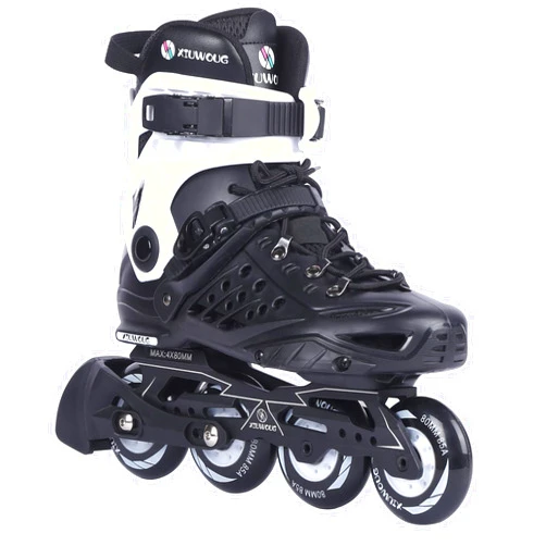 CCUNSZI Inline Skates for Women Men,Outdoor Fitness Adult Inline Skates,ABEC-7 Carbon Steel Bearings,4*80mm 85A PU Wheels,Comfortable Breathable Removable and Washable Lining