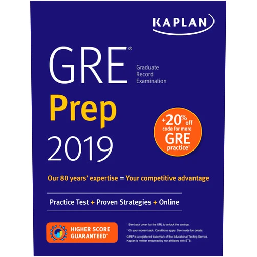 Kaplan Test Prep GRE Prep 2019: Practice Tests + Proven Strategies + Online (Kaplan Test Prep)