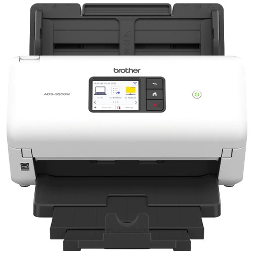 Brother ADS-3300W Wireless, High-Speed Desktop Scanner | 2.8-inch Touchscreen | Scans Up to 40ppm1