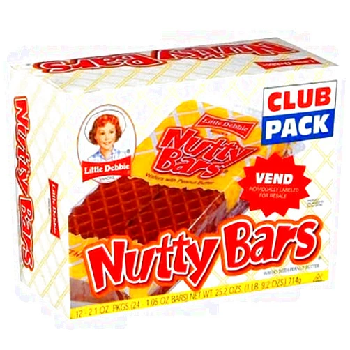 Little Debbie Nutty Bars - 2.1 oz. - 12 ct.