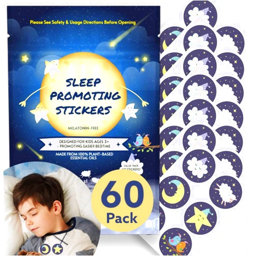 Joyful Artistry Sleep Patches for Kids and Adults - 60 Natural Essential Oils Sleep Aid Patches, Sleeping Patch for Kids & Adults, Sleep aid for Kids, Sleep Stickers, Sleeping Stickers, No Melatonin Sleep Aid