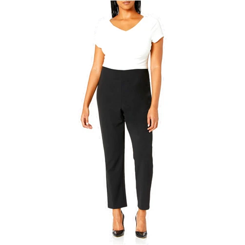Adrianna Papell Women's Knit Crepe Cowl Neck Jumpsuit