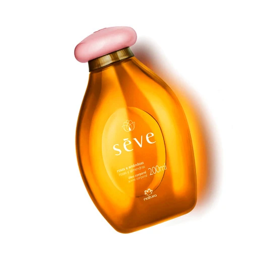 Natura Linha Seve Natura - Oleo Corporal Rosas Champagne 200 Ml - (Natura Seve Colletion - Body Shower Oil Champagne Rose 6.8 Fl Oz)
