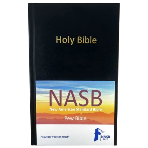 The Lockman Foundation NASB Pew Bible, Black, Hardcover, 2020 text