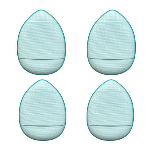 Lulumes Home & Beauty Lulumes finger puff for Make up (4 Pack, Blue)