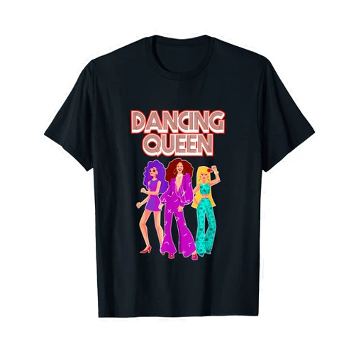 Vintage Retro Seventies Lover Gear and Supplies Fun Dancing Queen Disco Dance Club Party 1970s Gift T-Shirt