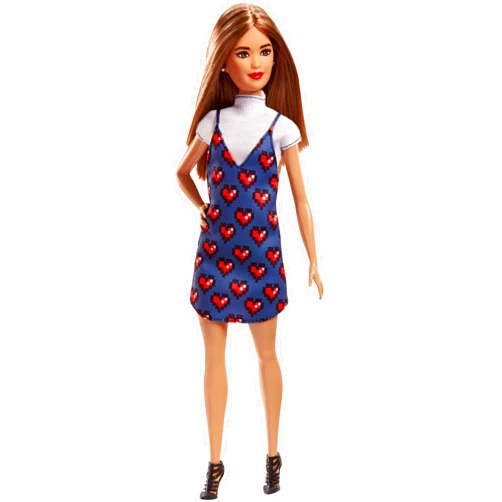 Barbie Fashionistas Doll Wear Your Heart, Brown (FJF46)
