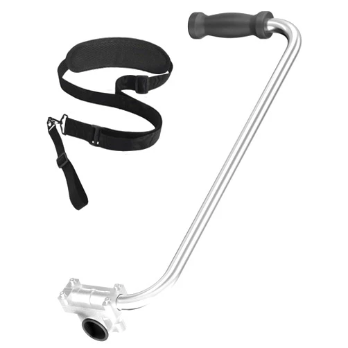 Oyenbboi Upgraded Weedeater Handle,Ergonomic Trimmer Grip,Weed Eater Handle Extension Back Saver with Bracket Clamp,String Trimmer Handle with Shoulder Harness for String Trimmer,Lawn Care,Landscaping