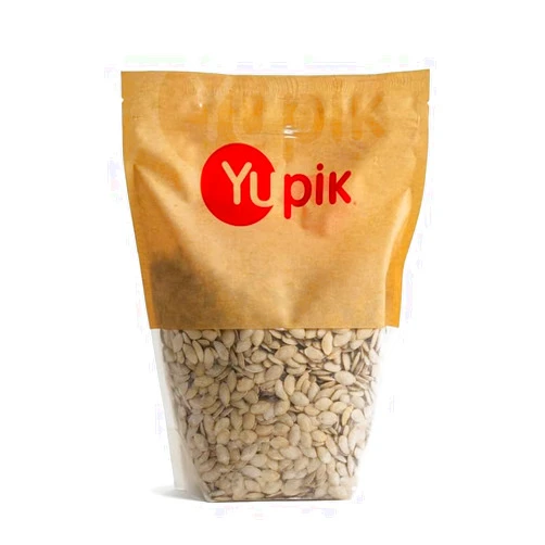 Yupik Semi-Salted Pumpkin Seeds In Shell, 1 lb, On the Go Savory Snack, Roasted Pumpkin Seeds, Salted Pepitas