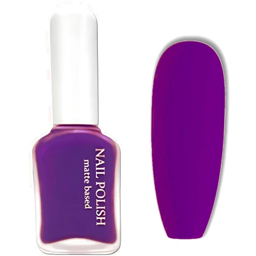 KAHSOSE Dark Purple Nail Polish Matte Finish, Purple Gel Nail Polish Quick Dry, Matte Gel Nail Polish for Women, Men & Girls. Velvet Nail Polish Dark Purple, Fall Winter Matte Nail Polish, 12ML