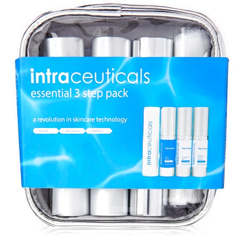 Intraceuticals Rejuvenate Essential 3 Step Pack with Daily Serum Plus Gel and Cream, 0.5 Ounce