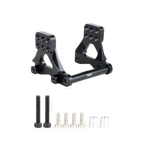 KYX Racing Aluminum Front Shock Towers Suspension Bracket Shock Absorber Bracket for 1/18 RC Crawler Car Traxxas TRX4M