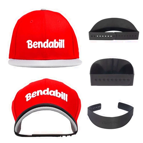 Bendabill Hat Brim Bill Bender (1 PC) Perfect Hat Bending Strap, Conveniently Shape Your Hat To Your Liking, Hat Curving Tool, Brim Curver, Steaming Optional… (Black)