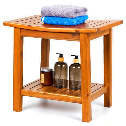 Upolana Teak Shower Bench, 20