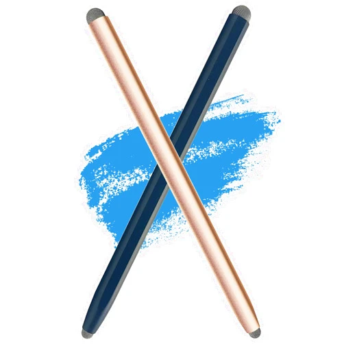 Kenkor 2-in-1 Stylus Pen for Touchscreen with Magnetic, Kenkor 2PCS Tablet Pencil for Apple iPad/Air/Mini/Pro/iPhone/Android/Huawei/Cellphone/Samsung/Galaxy All Universal Touch Screen Devices (Black/Gold)