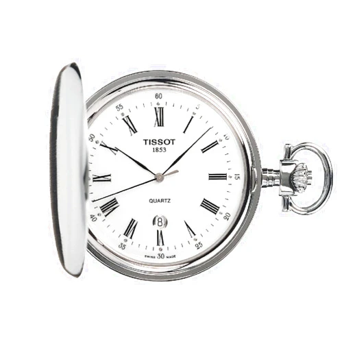 Tissot Unisex-Adult Savonnettes Quartz Stainless Steel Specialities Silver T83655313