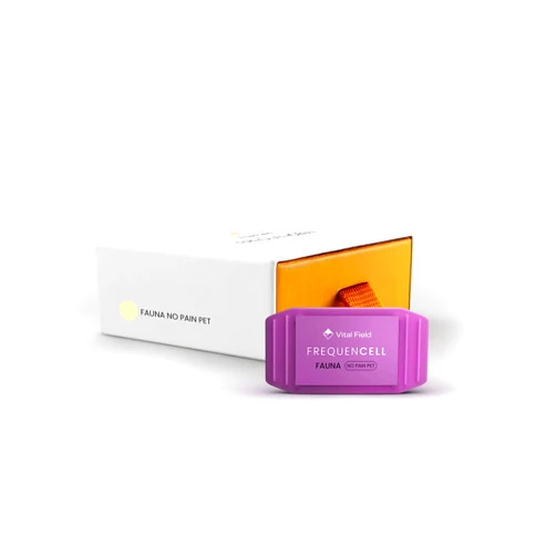 VITALFIELD Fauna NO Pain PET FrequenCell • Wearable Frequency Therapy for Animal Sudden or Chronic Pain • Suitable for All Animals • 100% Natural, Zero Side Effects • Endorsed by Veterinarians