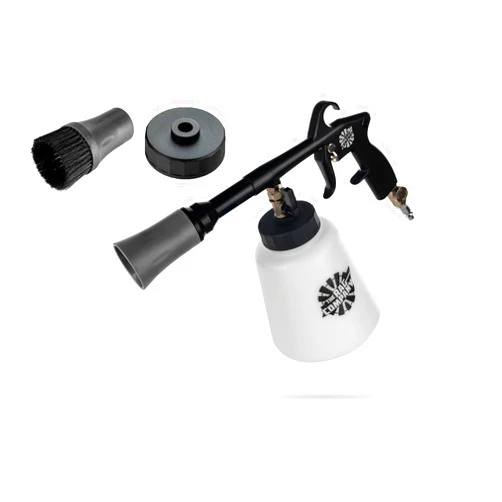 The Rag Company - Ultra AIR Blaster Plus - Deep Clean Interior Detailing Tool; Air and Liquid Combo; Durable Metal Design; Trigger Operated - Black