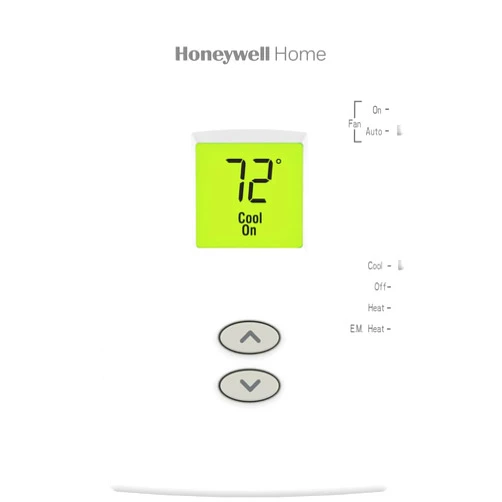 Honeywell PRO 1000 Vertical 2 Heat/1 Cool Heat Pump Non-Programmable Thermostats - Color - TH1210DV1007/U TH1210DV-c1