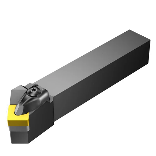 Sandvik Coromant DSSNR 16 4D Turning Insert Holder, Square Shank, Steel, External, Rigid Clamp, Right Hand, 1