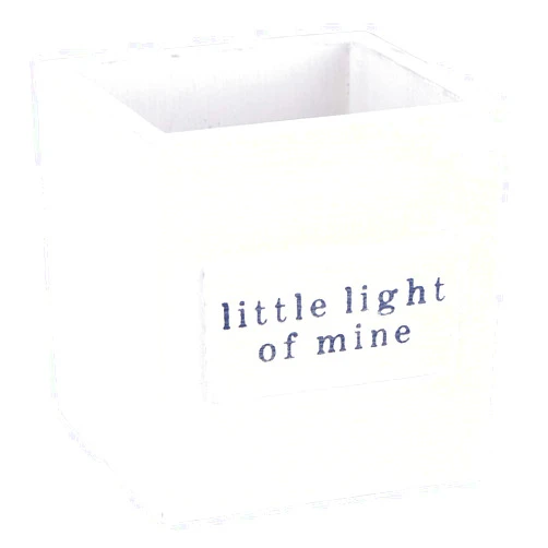 Stephan Baby Face to Face Collection Nest Box, Little Light of Mine, White