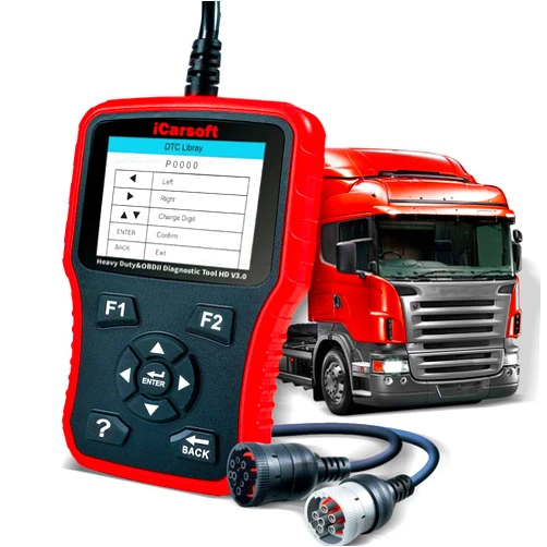iCarsoft HD V3.0 Heavy Duty Diesel Truck Diagnostic Scanner Tool Code Reader