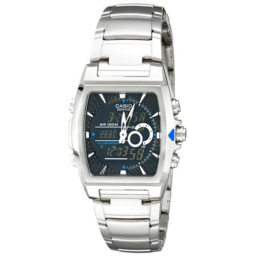 Casio Men's EFA120D-1AV Ana-Digi Edifice Thermometer Bracelet Watch