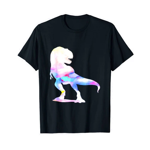Cool Dinosaur Tyrannosaurus Ancient Prehistoric Watercolor Reptiles Tyrannosaurus Paleontology Dinosaur T-Shirt