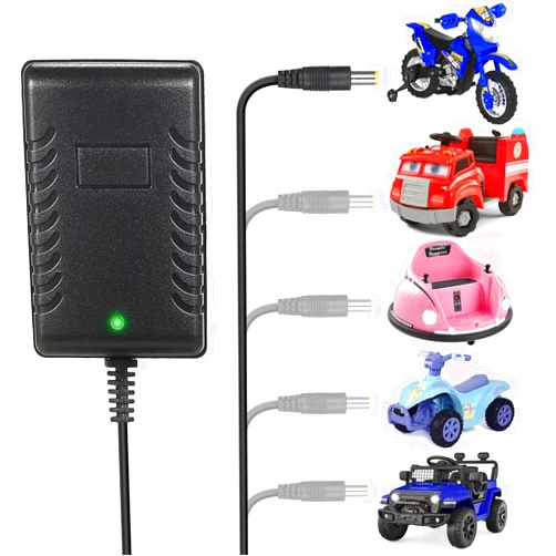 Venshun 6V Battery Charger for Kids Ride On Toys Car 6v Charger for Best Choice Products Kidzone Bumper Car Kid Trax Toddler Quad ATV Electric Car Charger