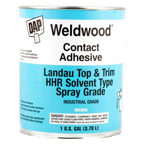 DAP Products Weldwood Landau Top & Trim HHR Solvent Type Spray Grade Contact Adhesive 1 Gal, Natural (070798-002333)