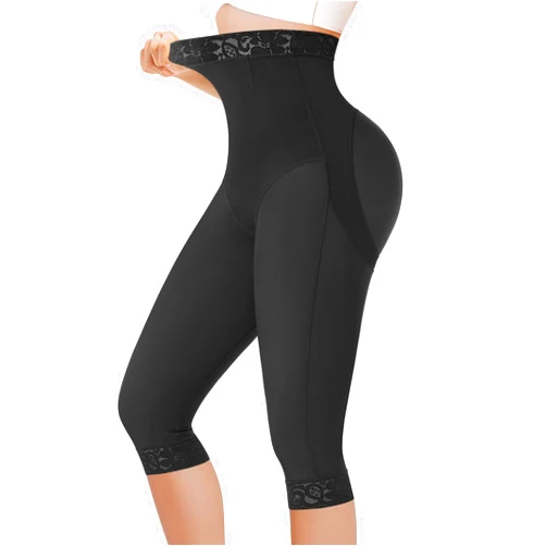 MERYOSZ Shapewear Tummy Control Shorts Body Shaper High Waisted Butt Lifting Panties Thigh Slimmer Capri Girdles