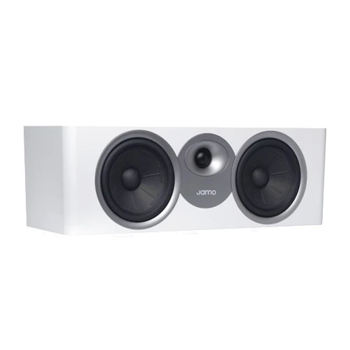 Jamo S7-25C Center Channel Speaker, Grey Cloud - Two 5.5” Woofers + 1” Tweeter - Two-Way Bass Reflex