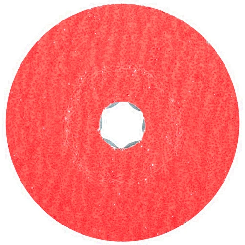 PFERD COMBICLICK Fibre Disc, 25 pc. | 4-1/2 inch Dia. | 24 grit | Ceramic Oxide CO-Cool Grain | 40725 – for Aggressive Grinding with Maximum Stock Removal Rate on Hard Materials