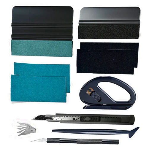 NEWISHTOOL Car Window Film Tinting Tools, Auto Window Tint Tool Kit, Felt Squeegee Vinyl Cutter Wrap Tools for Graphic Sign Making, Window Film Application, Car Wraps Installation, Wallpaper Smoothing