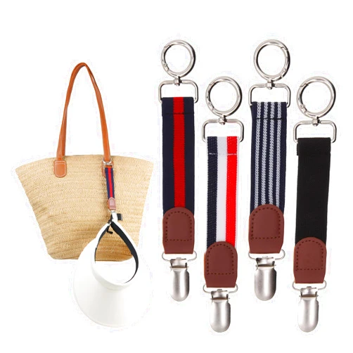 MASONEE Hat Clip for Travel on Bag Backpack Luggage Elastic Hat Clip Elastic Hat Companion for Women Cap Bag Clip for Traveling