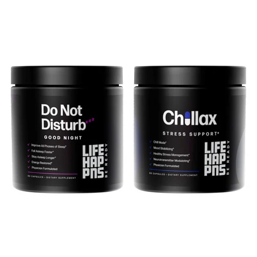 LIFE HAPPNS BE READY The Ultimate Relaxation Bundle: Chillax + Do Not Disturb