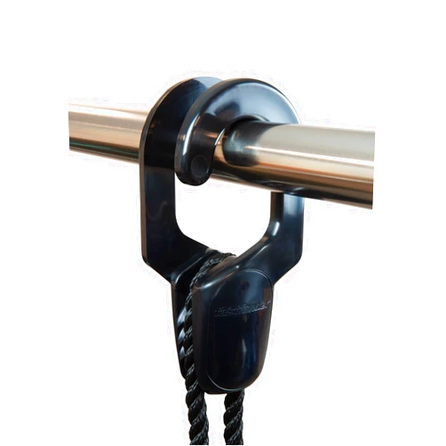 Fastfender – 40 Black - The Original Single Handed Fender Hanger - Made from UV Resistant Plastic - Sold in Pairs