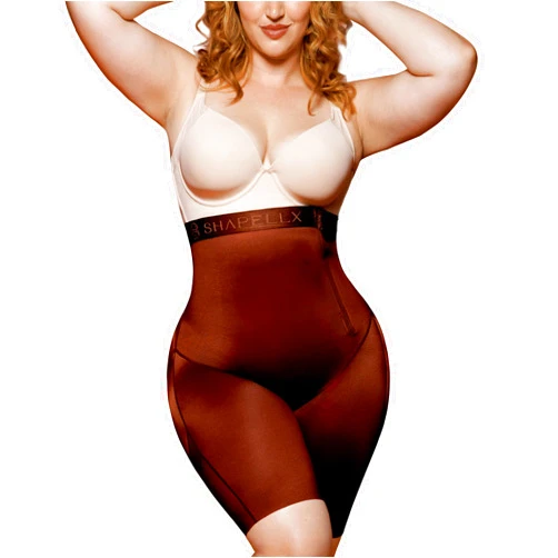 SHAPELLX Shapewear Shorts for Women Tummy Control Butt Lifting Body Shaper Panties High Waisted Thigh Slimming Short